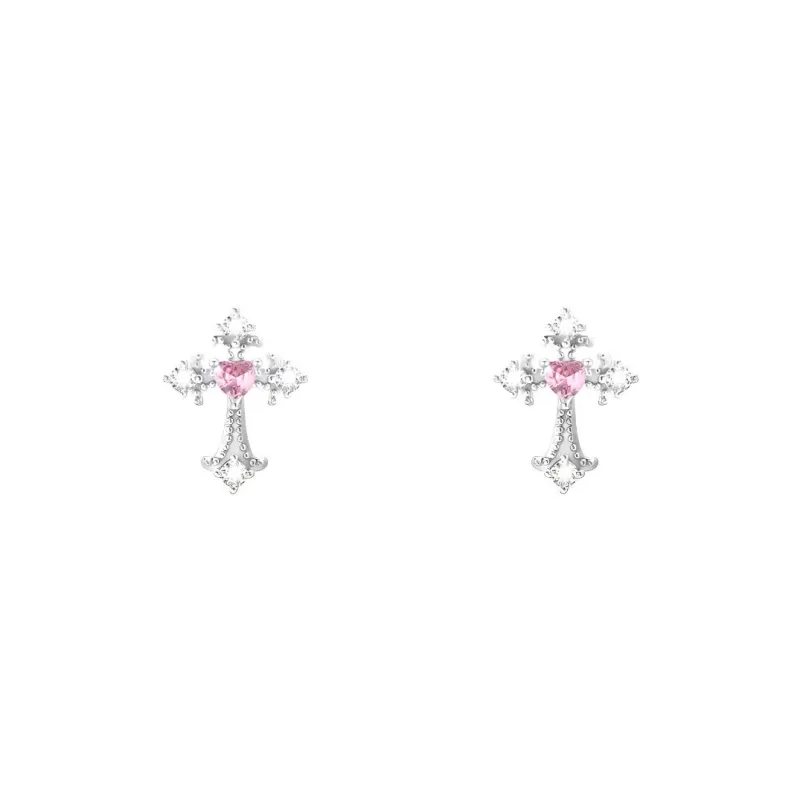 QIANFANGDAHUANGYE Alloy/titanium Steel Stud Earrings Women's-4