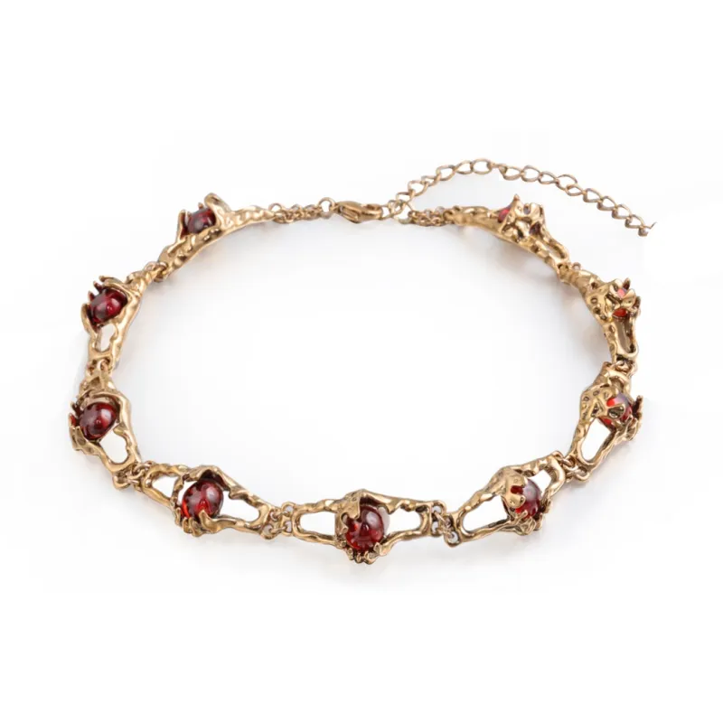 KING OF BLING Alloy With Zircon Necklaces Women's-0