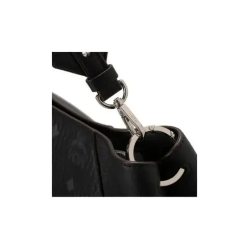 MCM Klara Tote Medium Visetos Black-4