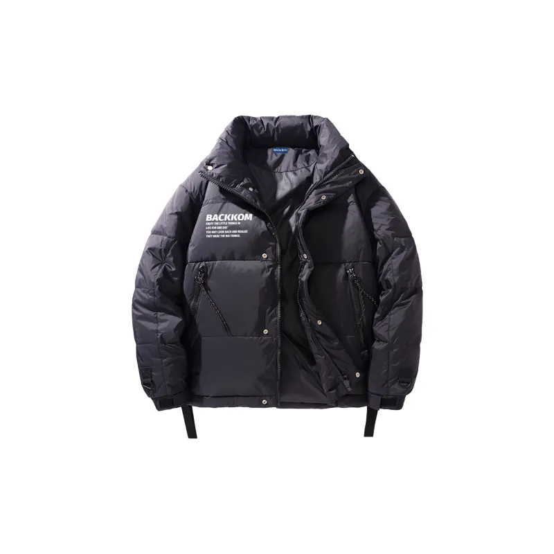 David Bakken Down Jacket Unisex Black-1