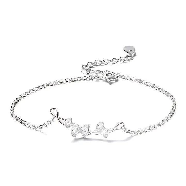 QIANCHANG S999 Fine Silver Bracelets Women's-0