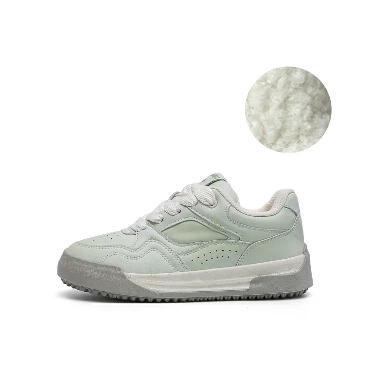 TUOPIN Anti-Slip And Wear-Resistant Lightweight Low-Top Skateboard Shoes Women's Mint Green-26