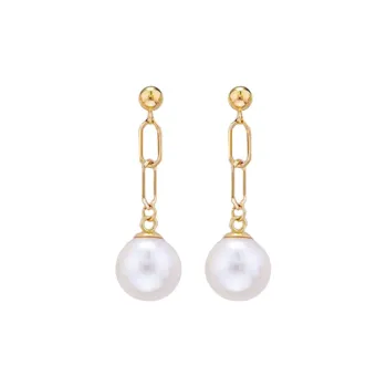 Qing Yi Freshwater Pearl Earrings Women's