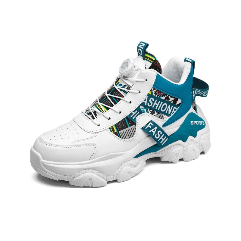 YIVELOVE Wear-Resistant Height Increasing Warm High-Top Chunky Sneakers Men's-13