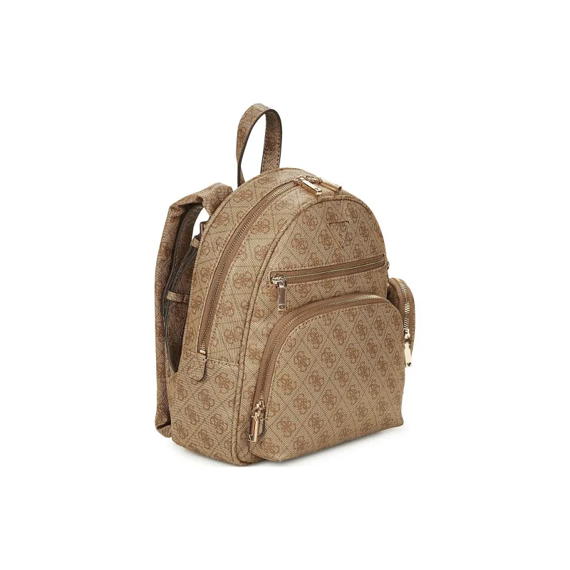 GUESS Synthetic Material Backpack Small Size Women's Brown-1