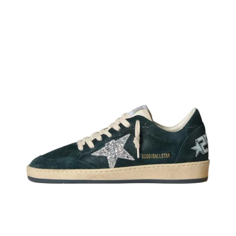 Golden Goose Ball Star Low Top Skateboard Shoes Women's Green-0