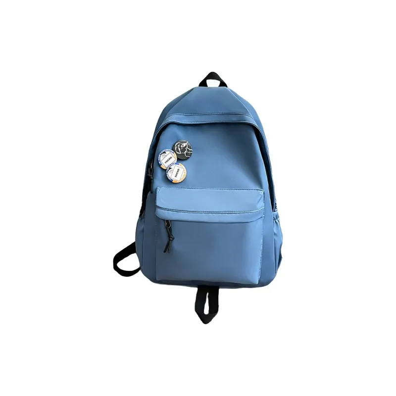 Villelon Nylon Backpack Unisex Black/White/Blue/Pink-34