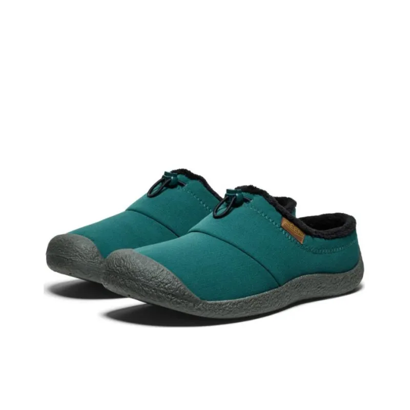 KEEN Howser 3 Abrasion Resistant Slip Resistant Wrap toe Slippers Men's Green-3