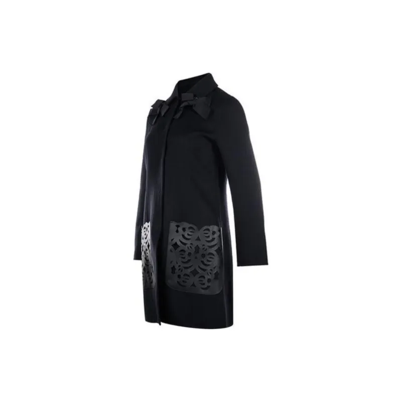 FENDI Coats Women's Black-2