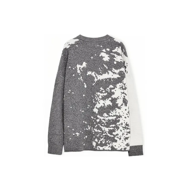 LOEWE FW22 Sweater Men's Gray White-1
