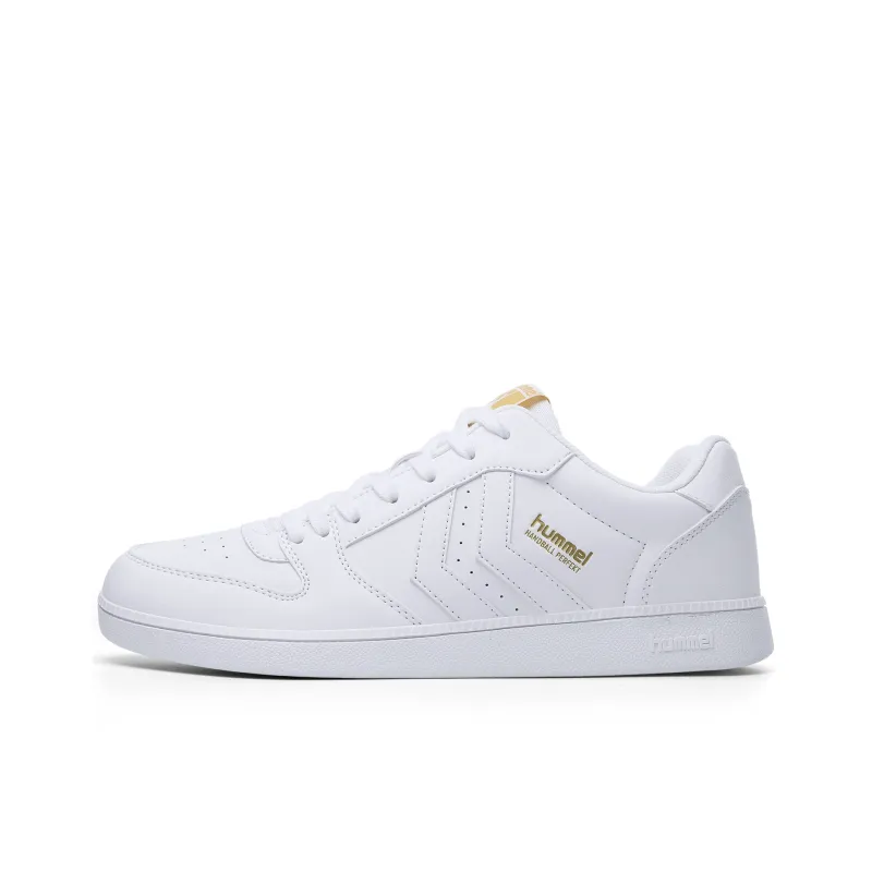 Hummel Slip Resistant, Abrasion Resistant, Lightweight Low Top Casual Shoes Unisex White-0