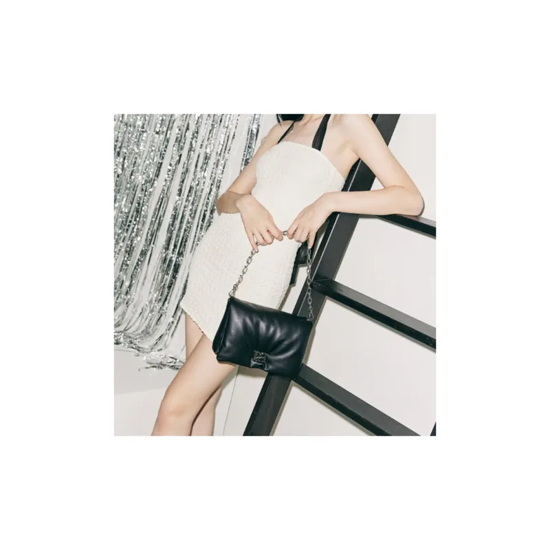 PAULS BOUTIQUE Artificial Leather Crossbody Bag Shoulder Bag Regular Women's Black-3