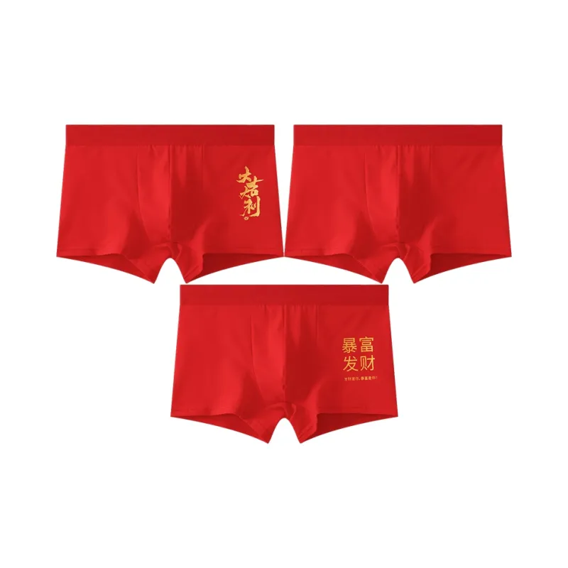Close fitting Areas Underpants Men's Combo Set-0