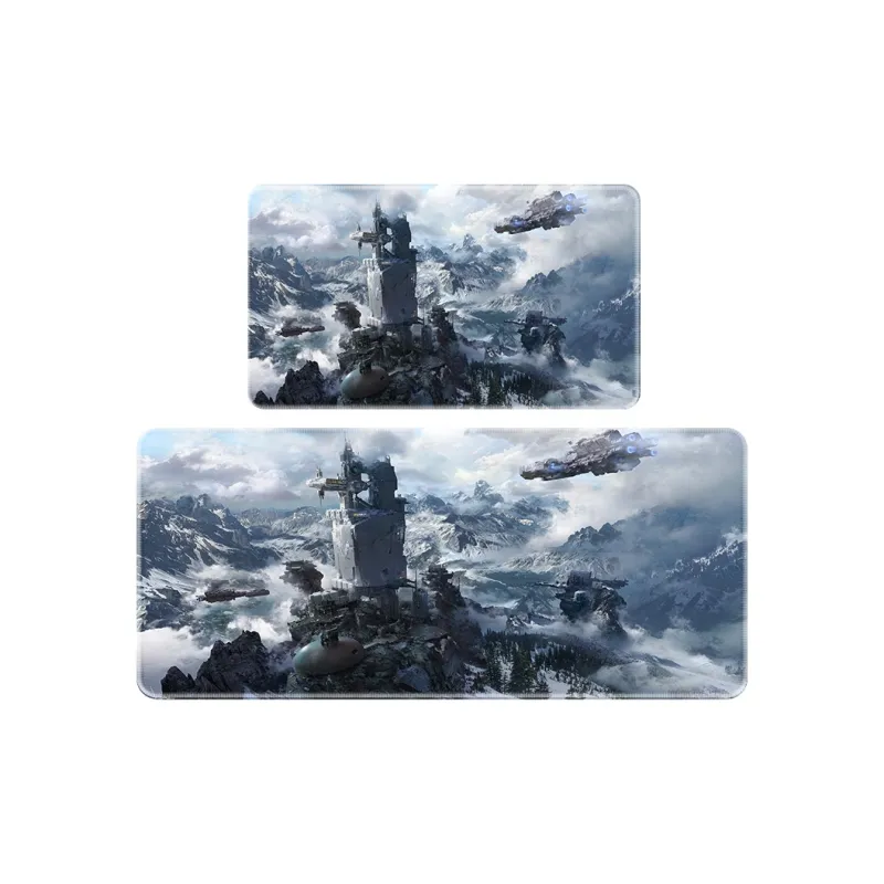 GULAN Multiple Images Available Extra Large Esports Slim Fit G10 Precision Lock Edge Natural Rubber Sole Mouse Pads-12