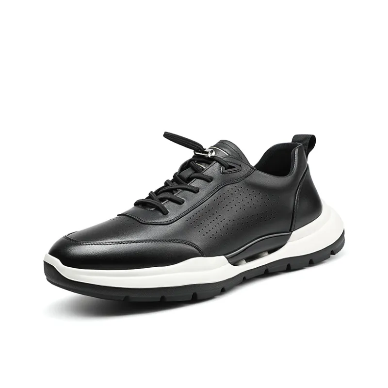 SEPTWOLVES Low Top Casual Shoes Men's Black HD-1