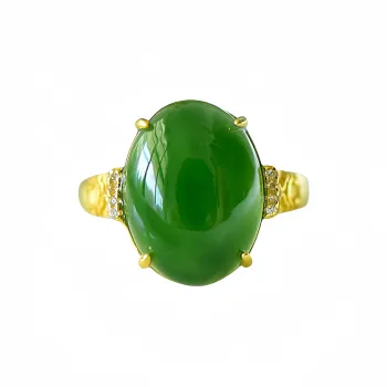 Xifeng Building Hetian Jade Rings Jasper Women's