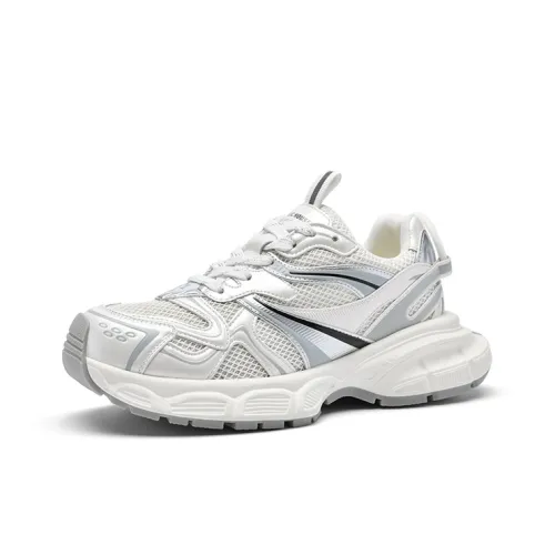 BASIC HOUSE Hundred Houses Good Future Xingji Collection Interstellar River Low-Top Chunky Sneakers Women's Beige