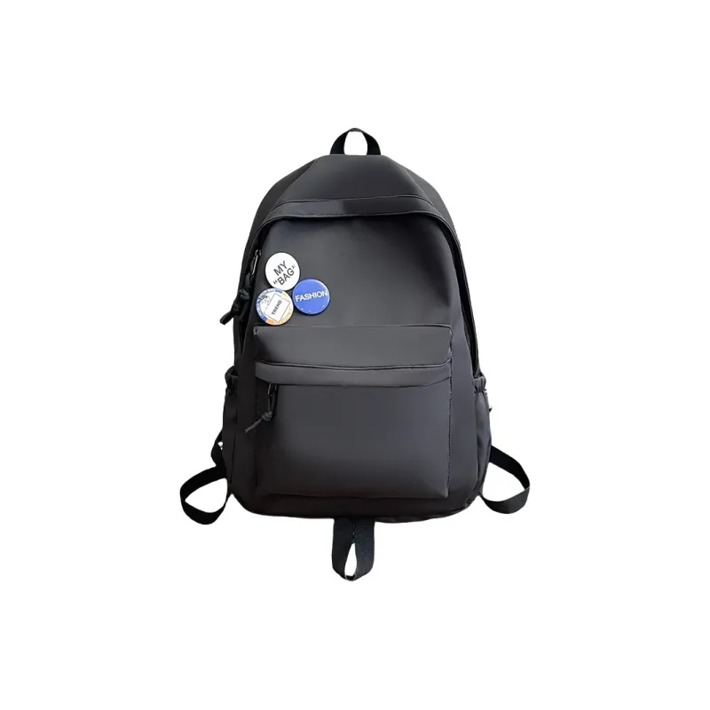 Villelon Nylon Backpack Unisex Black/White/Blue/Pink-32