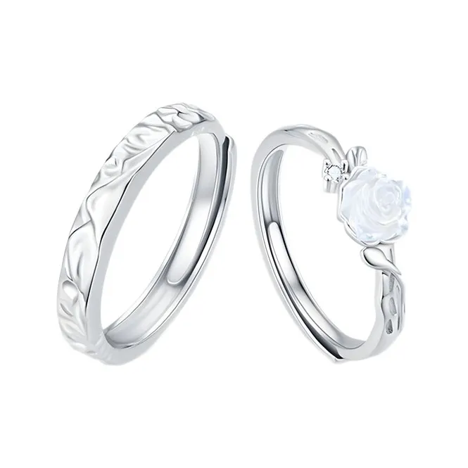 KING TAI SANG 999 Fine Silver Rings Unisex-7