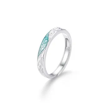 KING TAI SANG 999 Fine Silver Rings Unisex