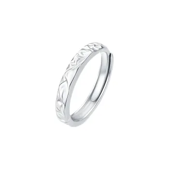 KING TAI SANG 999 Fine Silver Rings Unisex
