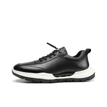 SEPTWOLVES Low Top Casual Shoes Men's Black HD