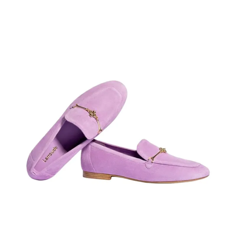 Larroude Katherine Loafers Women's Purple-4