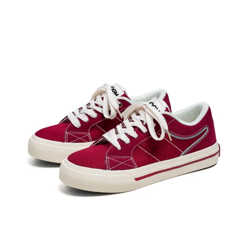 OUGLEMEN Wear resistant, Lightweight, Breathable, And Non slip. Low Top Canvas Shoes Men's Box Included-8