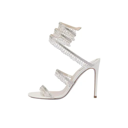RENE CAOVILLA Cleo One Strap Sandals Women's White