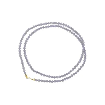 FANHAOGANG JADE Hetian Jade Necklaces Smoky Purple Women's