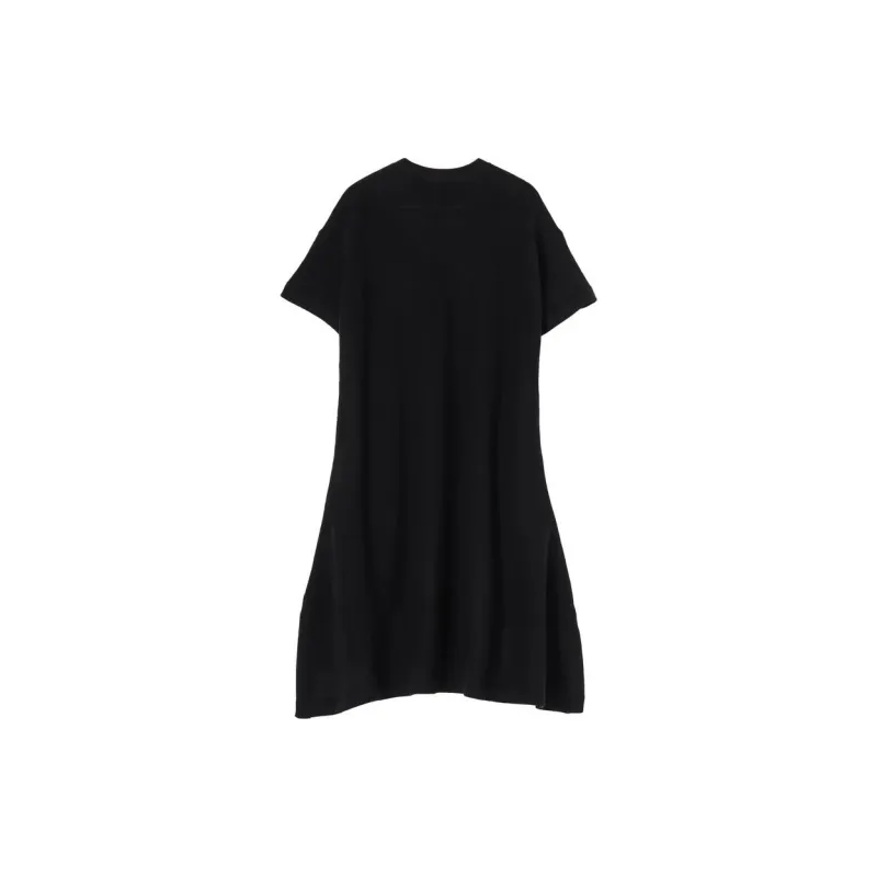Yohji Yamamoto Side slit Midi Dress-1
