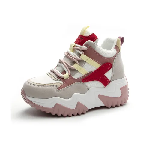 The Mystery Of Glamour High Top Chunky Sneakers Women's
