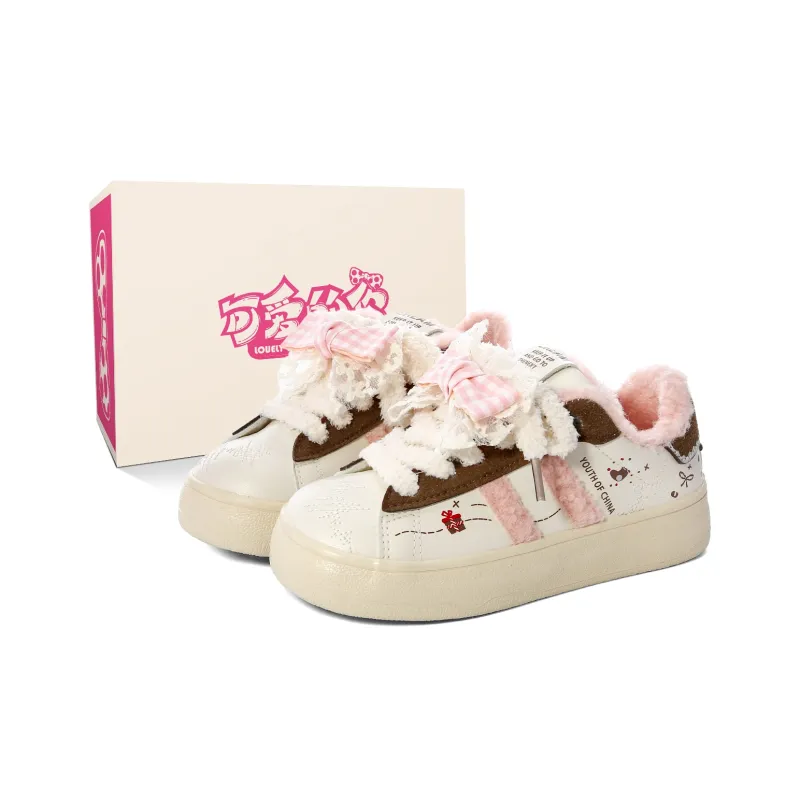 Lovely You Wear-resistant And Lightweight Low-Top Skateboard Shoes Women's-12
