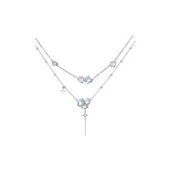 KING OF BLING Copper Crosses Silver Necklaces Women's