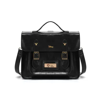 Disney Mickey Series PU Backpack Medium Size Women's Black
