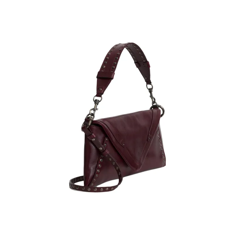 ZARA Cow Leather Shoulder Bag Crossbody Bag Handbag Mini Women's Bright Red-1