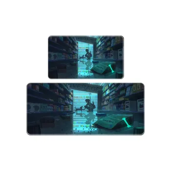 GULAN Multiple Images Available Extra Large Esports Thin Style G5 Precision Lock Edge Natural Rubber Sole Mouse Pads