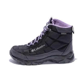 Columbia Firecamp Warm And Water Resistant Crew Snow Boots Women's Black Purple