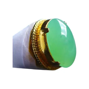 Fei Yan Glutinous Jade Ring Face Unisex