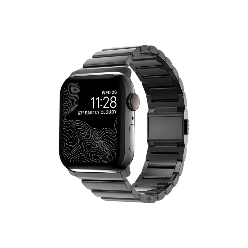 Mr. Strap Watch Band Apple Compatibility 49mm Stainless Steel Material-3