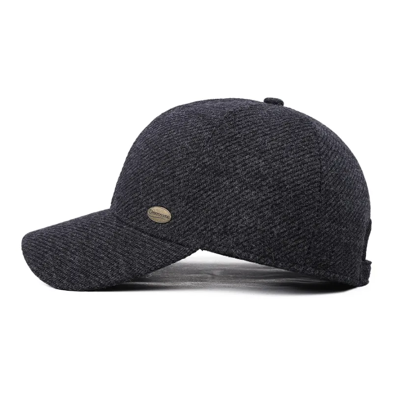 DENSSYNE Woolen Baseball Caps Men's-5