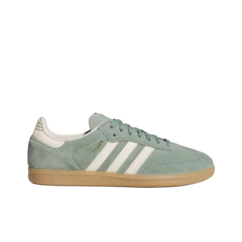 Adidas Samba Silver Green Wonder White-1
