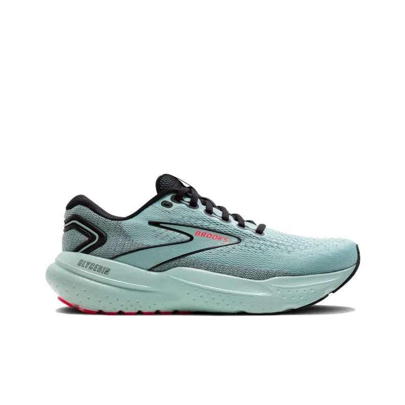 Brooks Glycerin 21 Anti Slip Wear Resistant Low Top Casual Running Shoes Women's Blue Black-1
