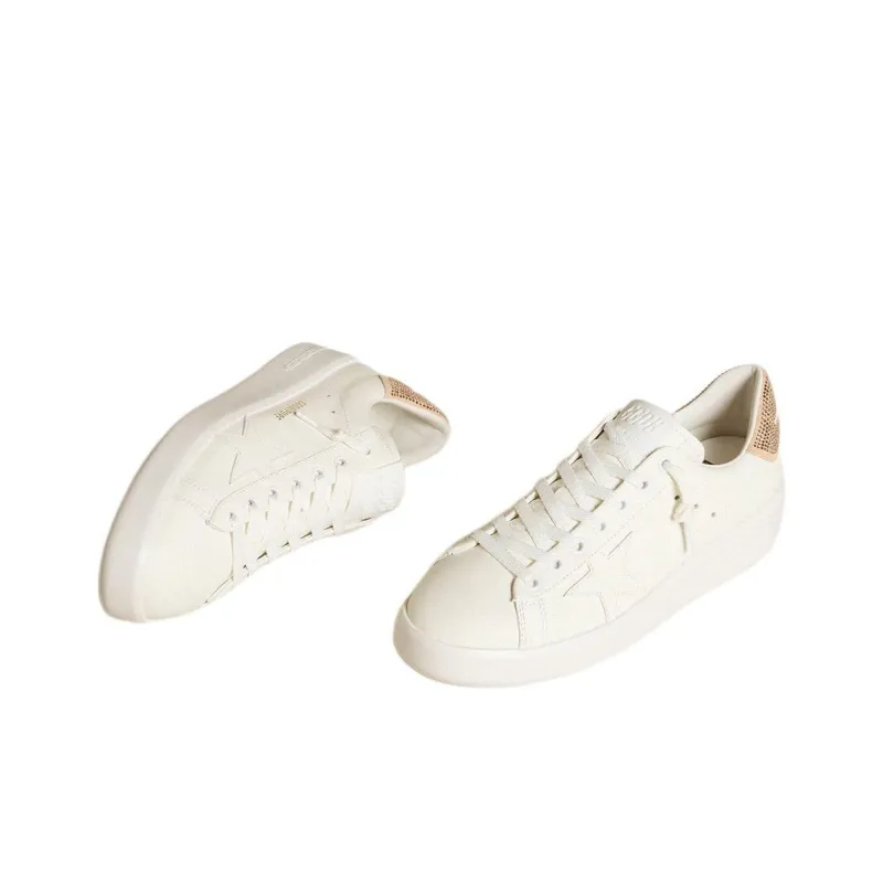 Golden Goose Purestar Low Top Skateboard Shoes Women's White-1