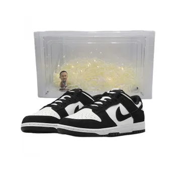 Nike Slip Resistant Cushioning Lightweight Low Top Skateboard Shoes Unisex Black White