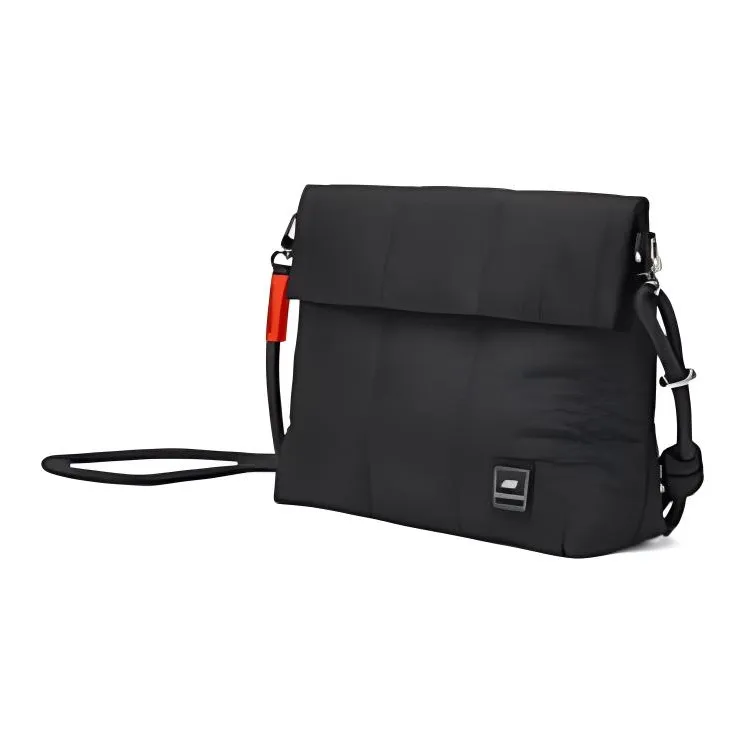 Skechers Fabric Crossbody Bag Shoulder Bag Regular Unisex Carbon Black-3