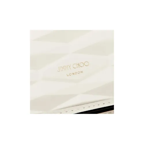 Jimmy Choo Embossed Leather Wallet Women's Latte