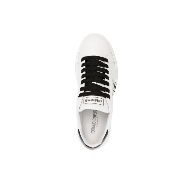 Roberto Cavalli Skateboard Shoes Women's White-4