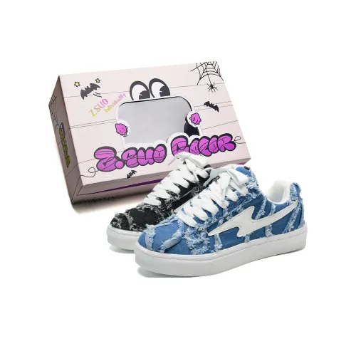 Z.SUO Coverage Cushioning Impact Resistance Lightweight Height Increasing Low Top Skateboard Shoes Unisex Box Included
