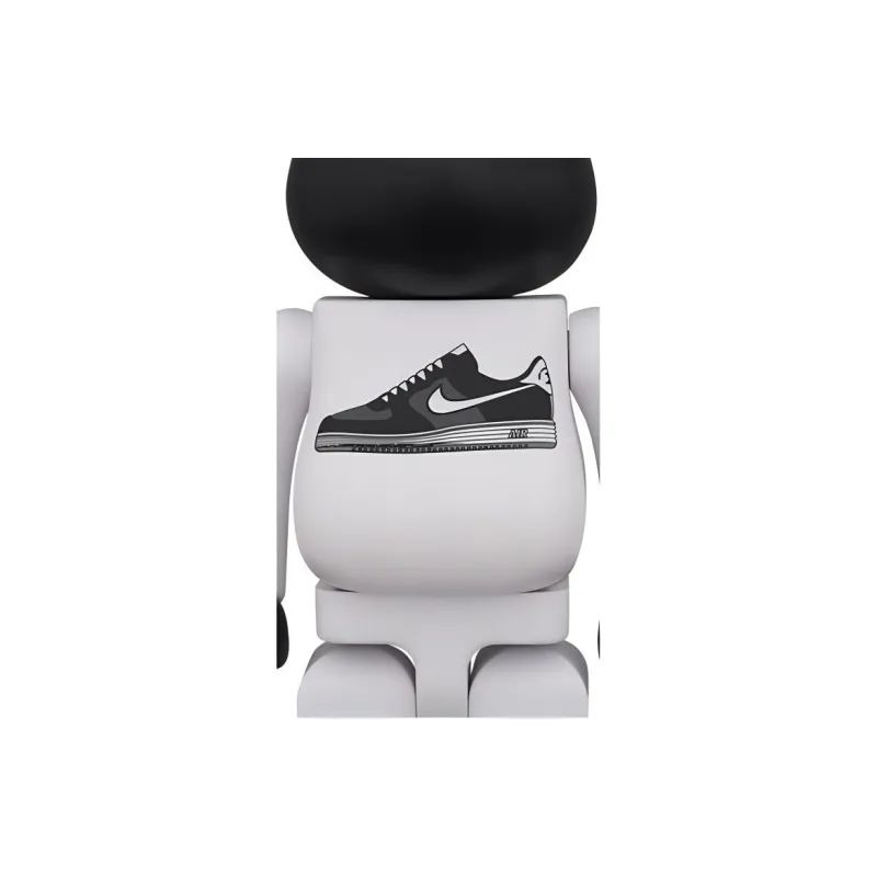 BE@RBRICK X Nike Lunar Force 1 White/ Black-4
